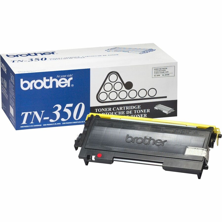 Brother TN350 Original Toner Cartridge - Laser - 2500 Pages - Black - 1 Each