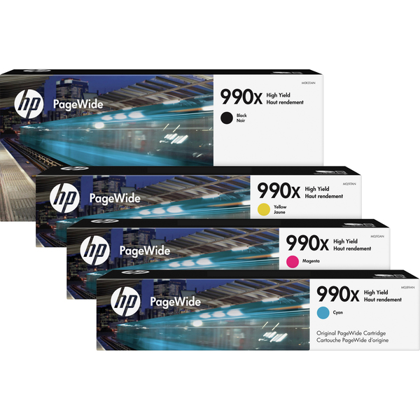 PageWide Cartridge, HP 990X, 20,000 Page Yield, Cyan