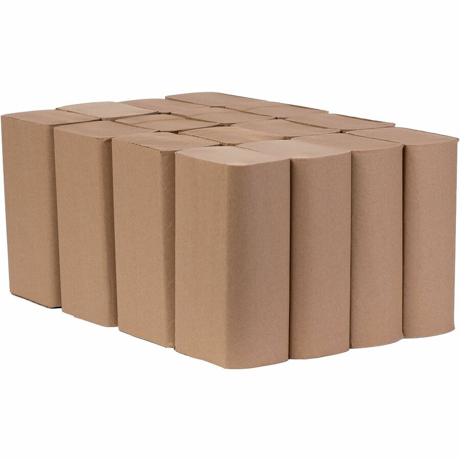 Picture of Multifold Paper Towels, 9.5" x 9.25", natural, 250 per pack, 16 Pack/Carton, TAA Compliant