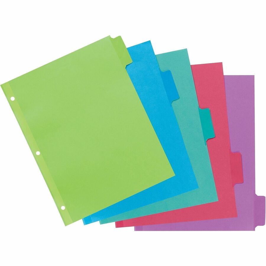 Avery&reg; - Intercalaires Écrire et effacer Big Tab™, 5 onglets / 1 jeu