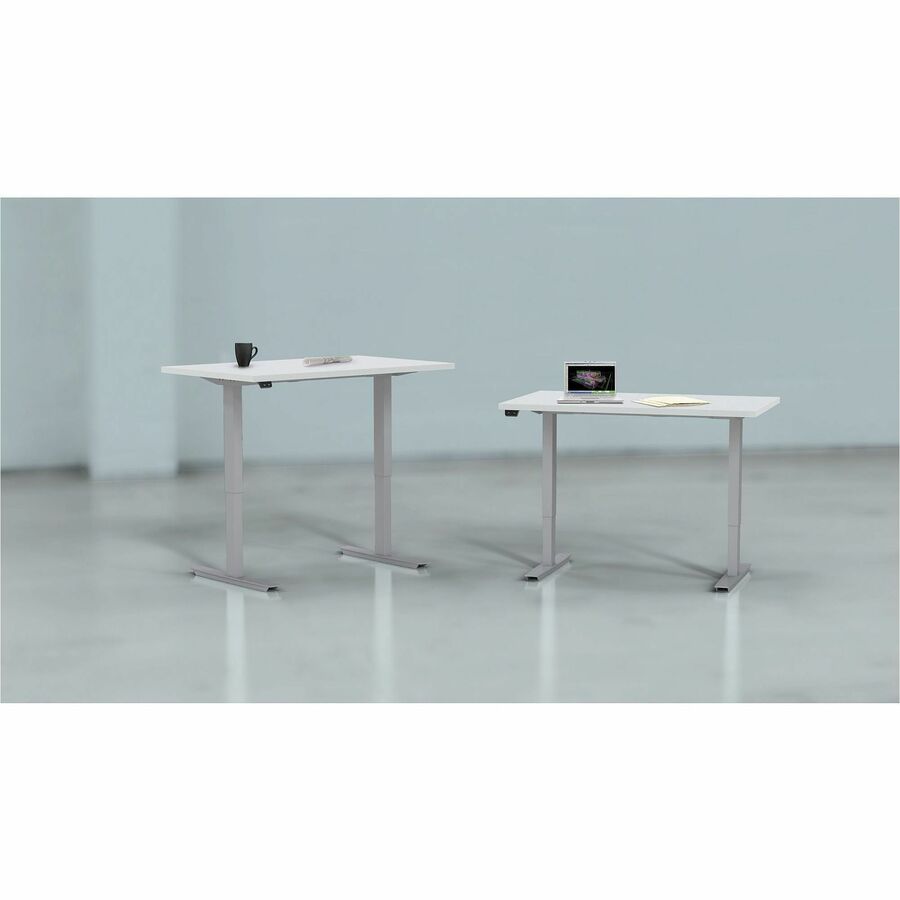 SAF5223072HSDSW - The ML-Series Height-Adjustable Table provides a cost-effective, sit-to-stand solution for comfort and health. Sleek, stylish and quiet table is perfectly flexible for any environments. Two-stage unit with a two-column base travels vertically 19.6" from 28" to 47.6" (including feet and worksurface). It adjusts 3/4" per second using a 110-volt drive system with 60Hz AC input and 120-volt DC motor. Drive system draws a maximum of 3 amps. Control switch is simple to use; press up or down. The 1-1/8" thick, rectangular worksurface with square corners is made with high-pressure laminate and 3mm PVC square. Heavy-duty, all-steel legs support an expandable/adjustable steel frame. Base comes in silver metallic, powder-coat paint. Table holds up to 220 lb. Table meets ADA and BIFMA performance standards as well as Intertek VOC+ Certification.