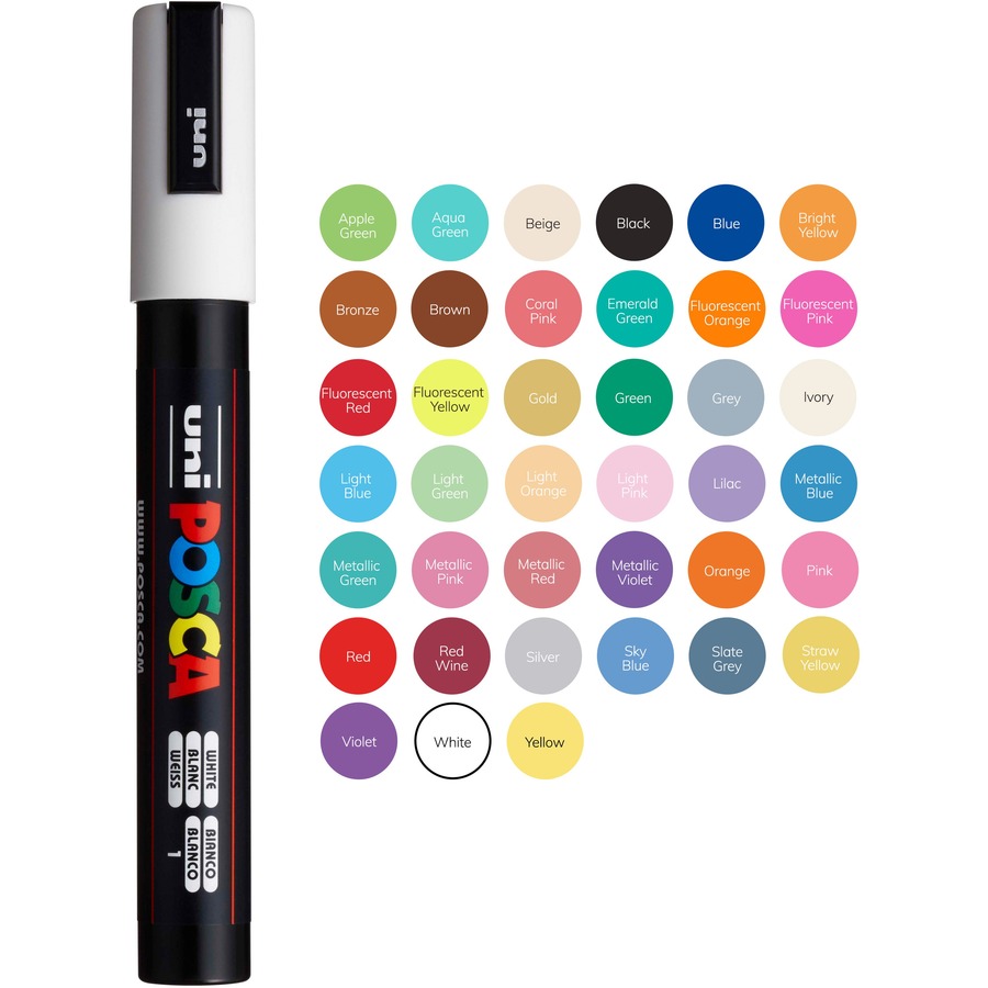 POSCA 16-Pack 5m Multi Paint Pen/Marker in the Writing Utensils department  at