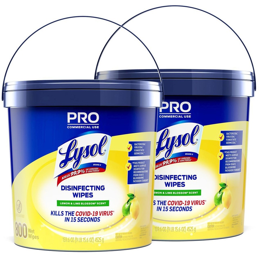 Picture of Lysol Disinfecting Wipe Bucket w/Wipes