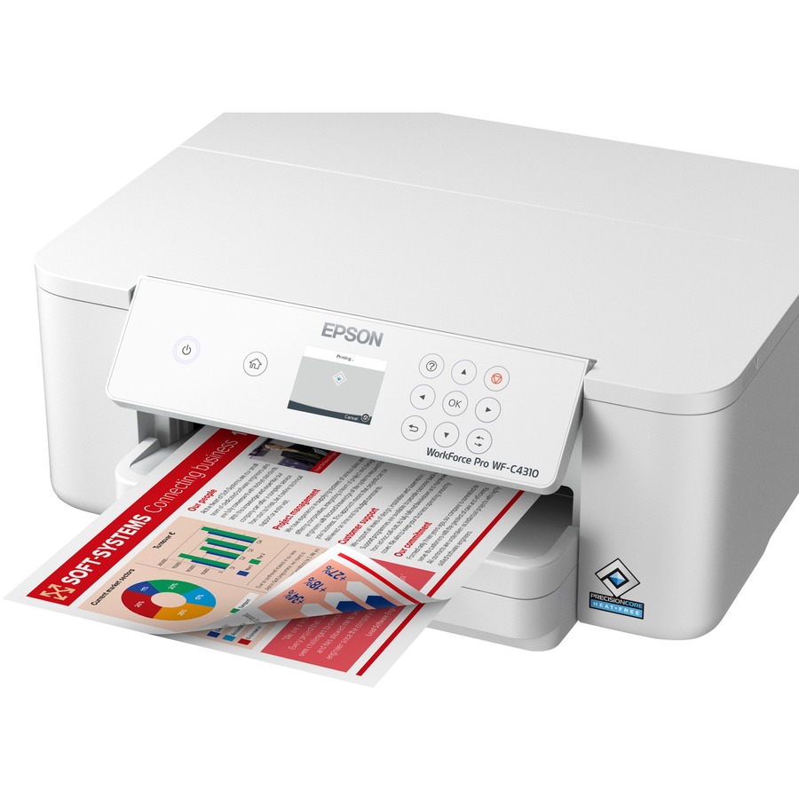 Epson WorkForce Pro WF-C4310 Desktop Wireless Inkjet Printer - Color