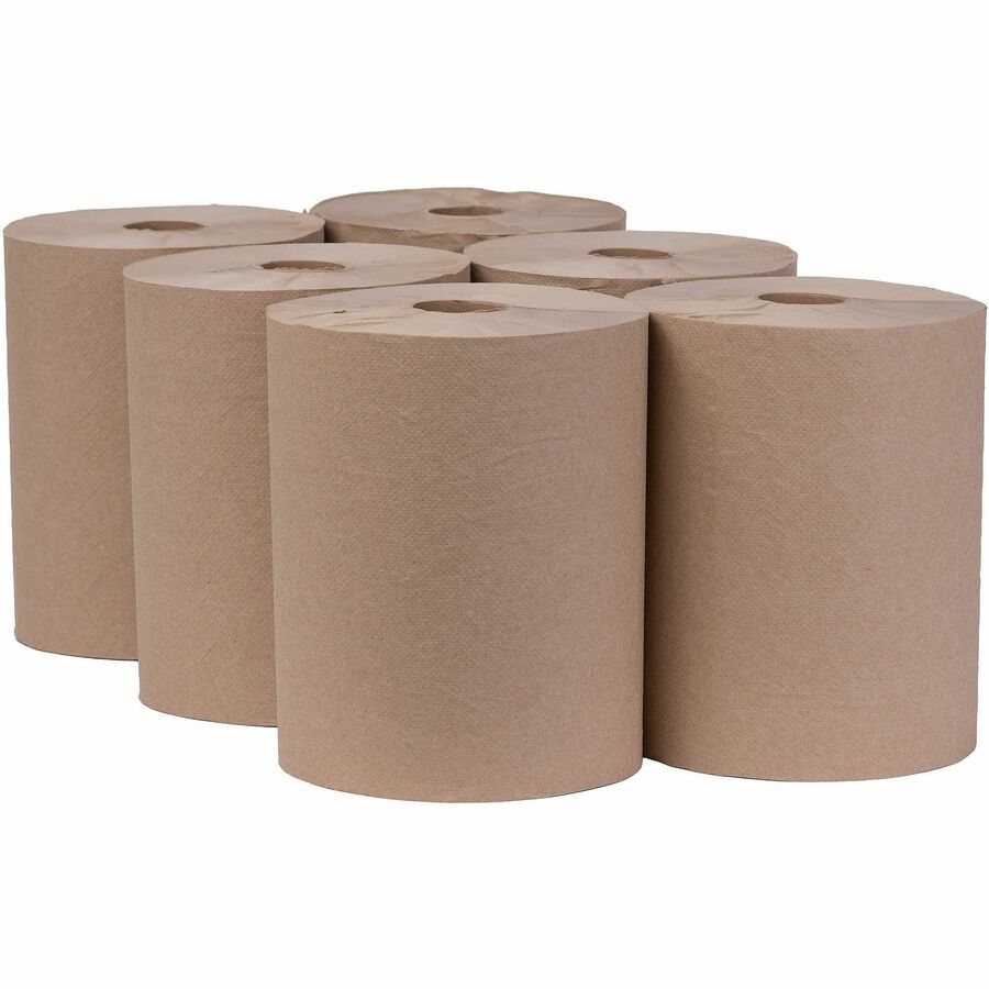 Picture of Paper Towel Roll, 1 ply, 10 in x 800 ft, 2 in core, brown, paper, 6 / Box, BX