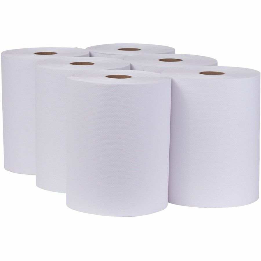 Picture of Paper Towel Roll, 1 ply, 10 in x 800 ft, 2 in core, white, paper, 6 / Box, BX