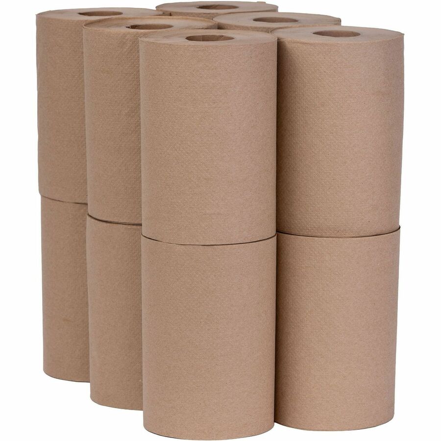 Picture of Paper Towel Roll, 1 ply, 7.85 in x 350 ft, 2 in core, brown, paper, 12 / Box, BX