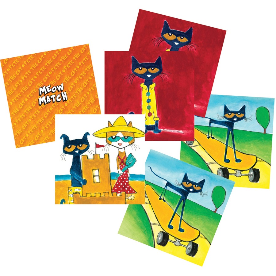 Picture of Teacher Created Resources Pete The Cat Meow Match Game