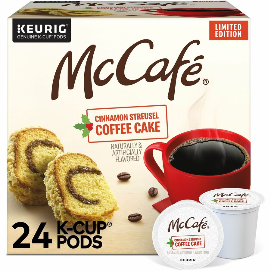 Picture of Cinnamon Streusel Cake K-Cup coffee, Light roast, 24/Box, K-Cup pods, limited edition