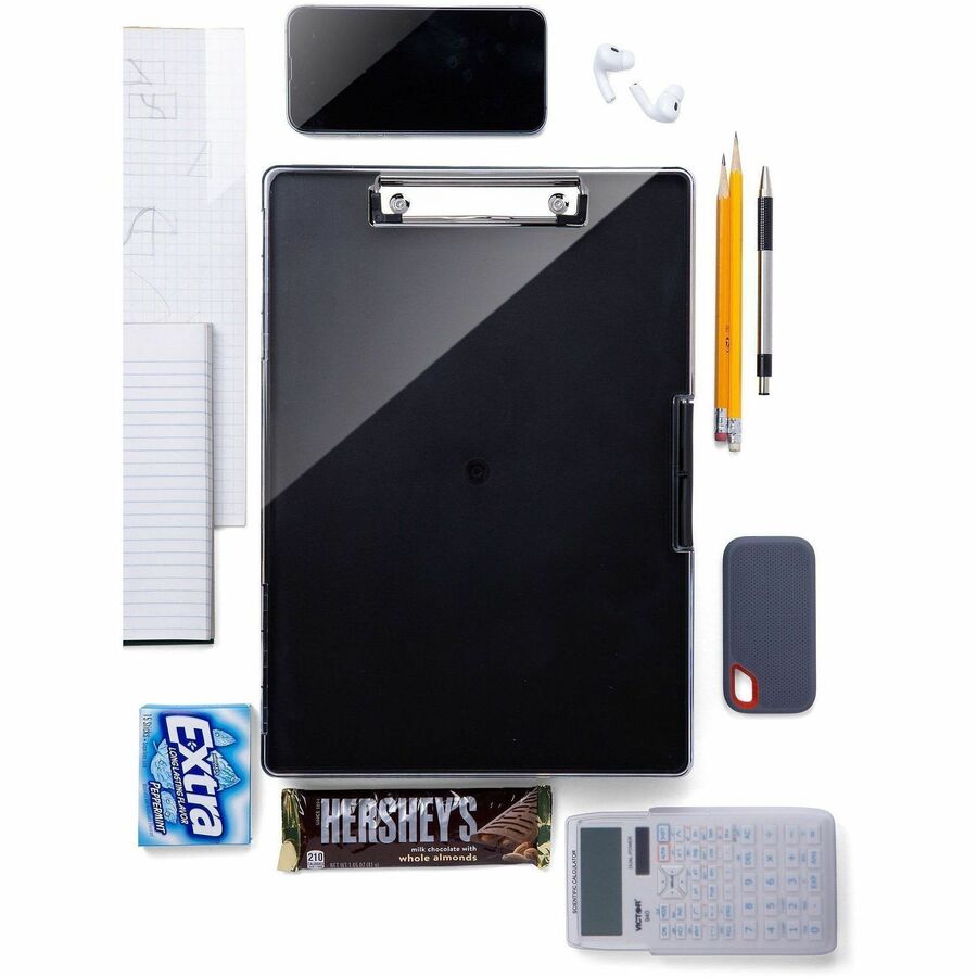 Officemate - Boîte de rangement avec pince