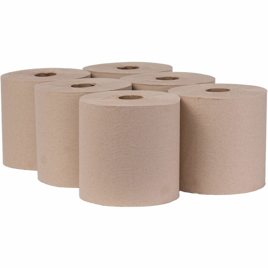 Picture of Paper Towel Roll, 1-ply, 8" width x 1000 ft, 2" core, Paper, 6 BX