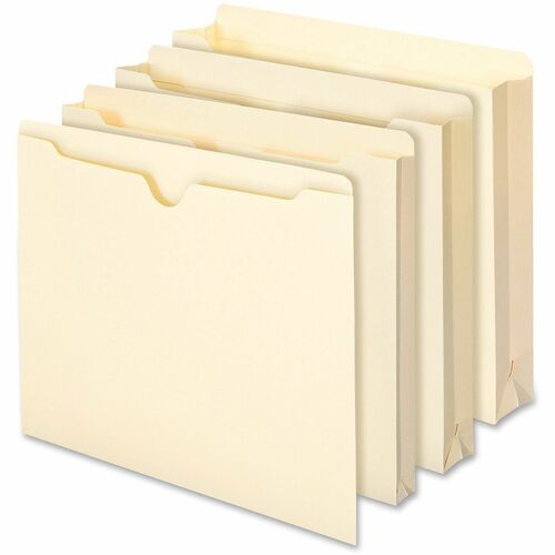 Smead Manila File Jackets, 1 1/2" Exp, Letter, 11 Point, Manila, 50/Box ...