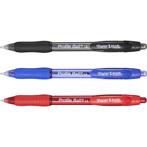 Paper Mate Profile Retractable Ballpoint Pen, Bold 1 mm, Blue Ink ...