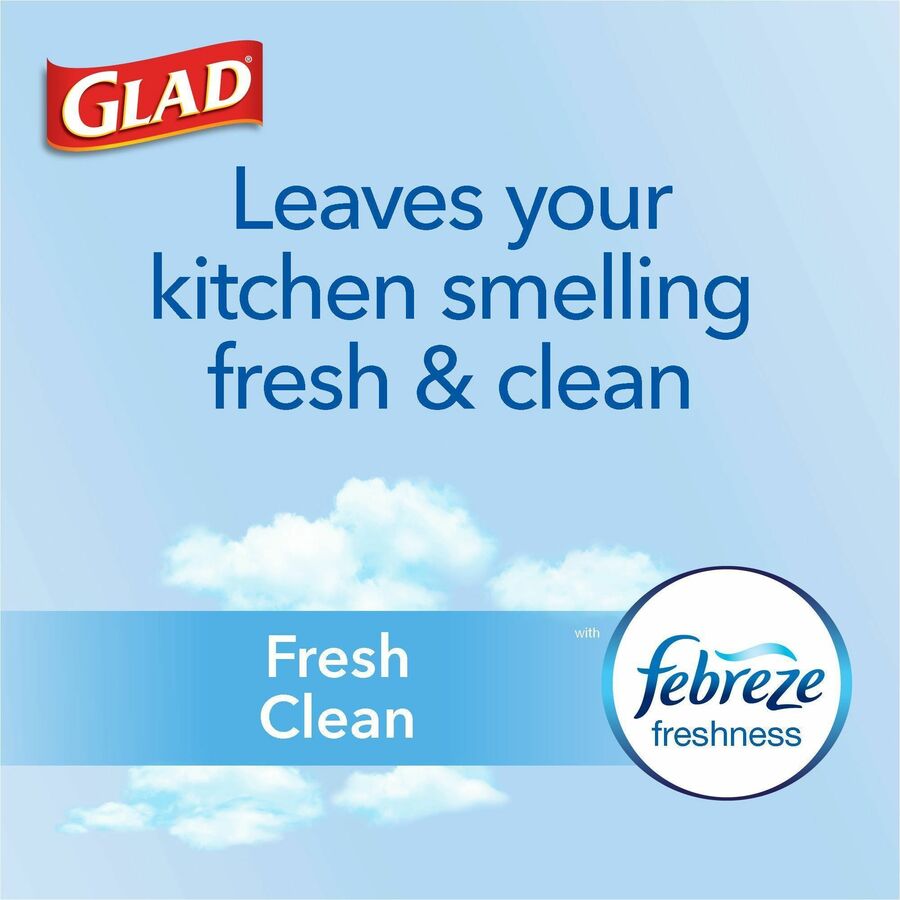 CLO70320CT - Glad ForceFlexPlus Tall Kitchen Drawstring Trash