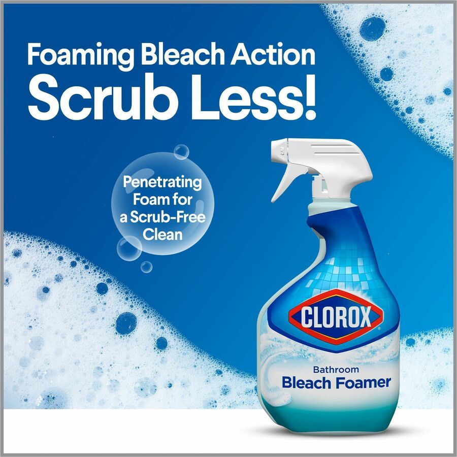 Clorox Bathroom Bleach Foamer Original Spray