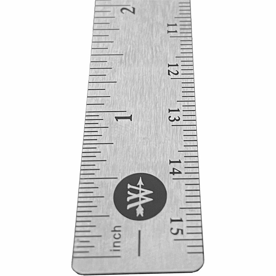  Westcott 10414 Stainless Steel Metal Ruler with Non