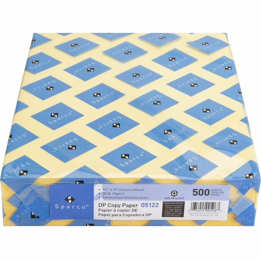 Sparco Premium Grade Pastel Color Copy Paper