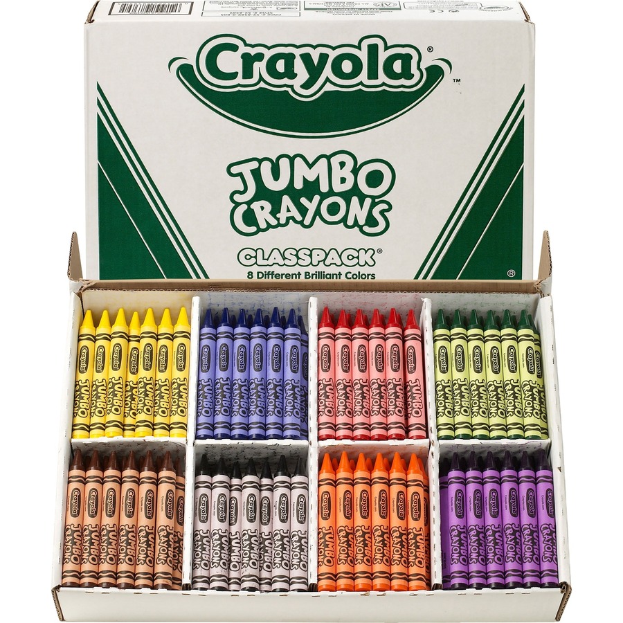 Bulk School Supplies Crayola Jumbo Crayon Classpack CYO528389