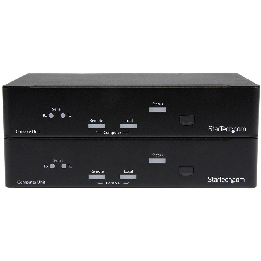 StarTech.com USB DVI KVM Extender Over Fiber 2km - Serial/Audio