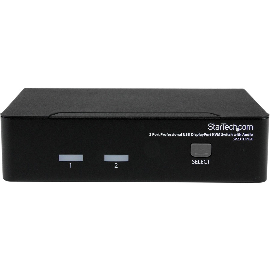 StarTech.com 2 Port USB DisplayPort KVM Switch with Audio