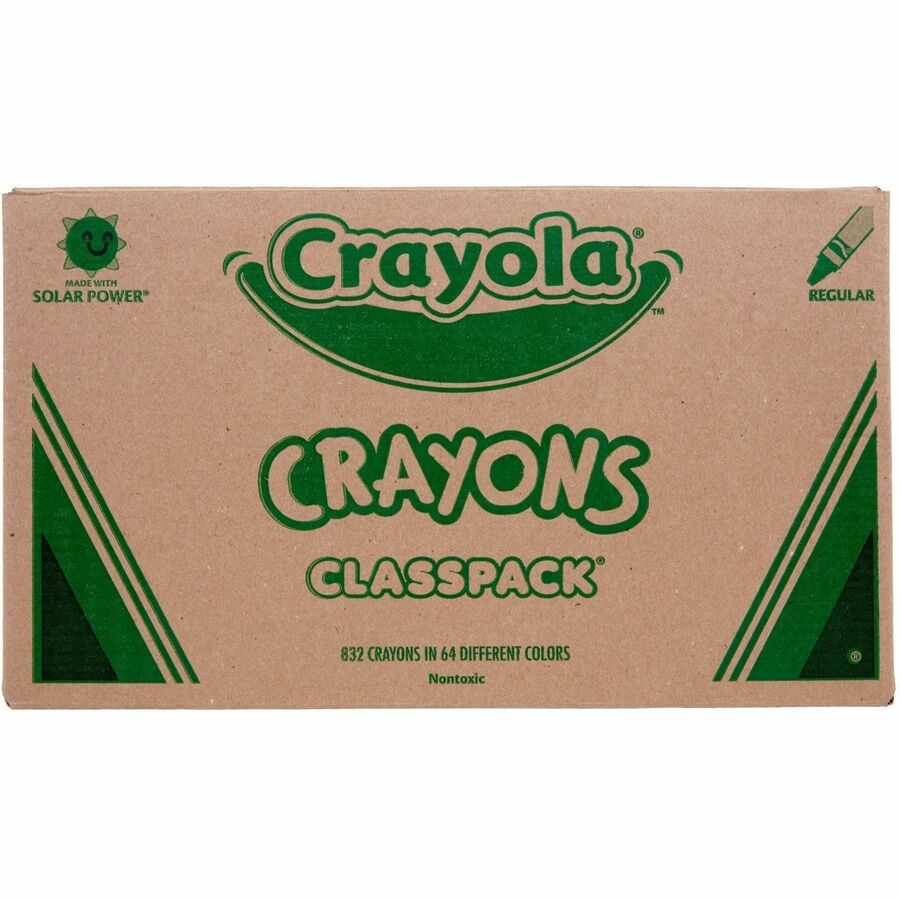 Crayola Crayons - Classpack, Pkg of 832, 64 Colors