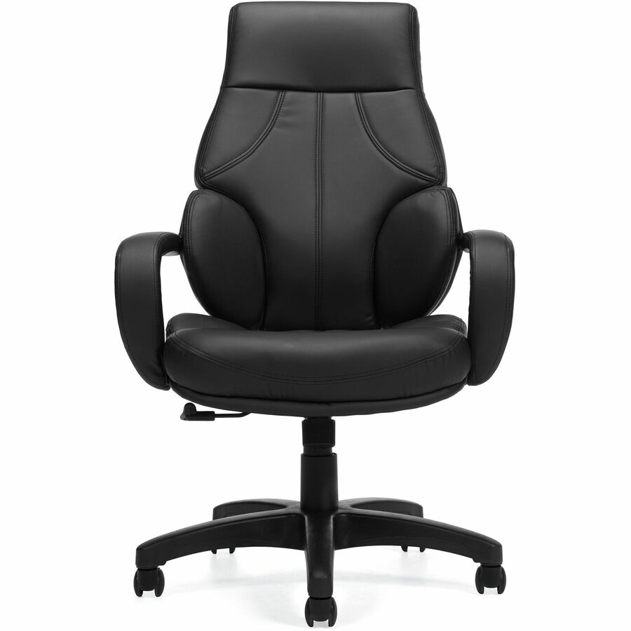 Kazan Fauteuil basculant à dossier haut, synderme noir