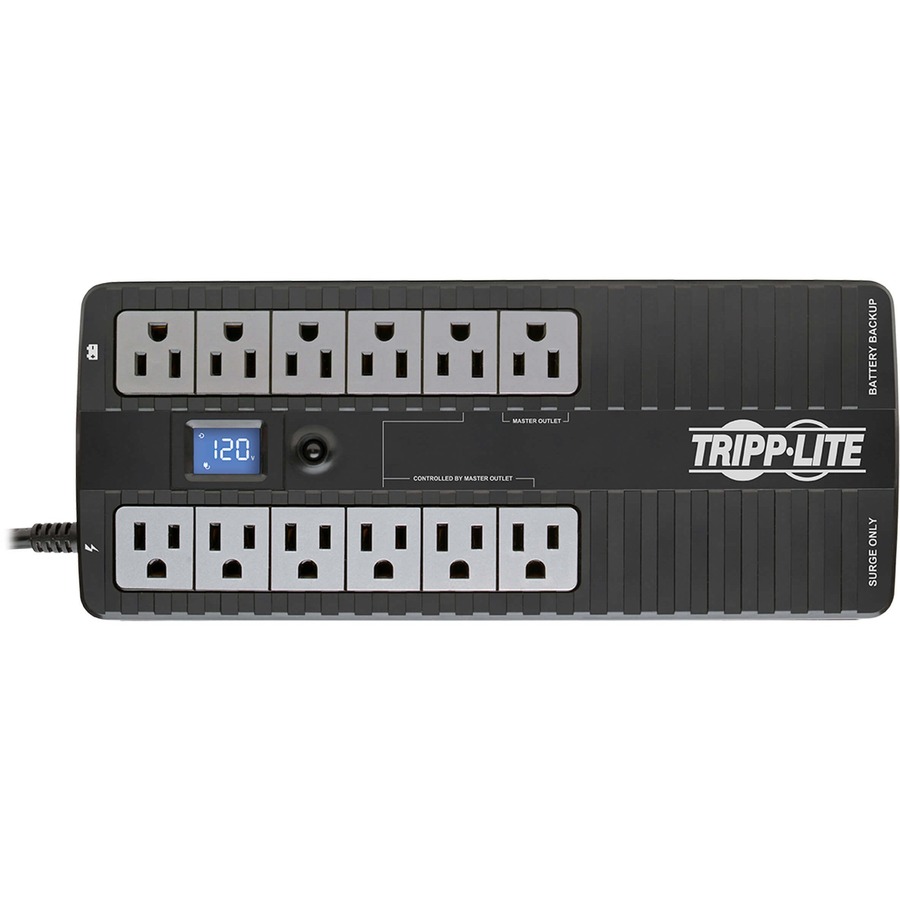 Tripp Lite by Eaton UPS 850VA 425W Standby UPS - 12 NEMA 5-15R Outlets 120V 50/60 Hz USB LCD ENERGY STAR Desktop/Wall