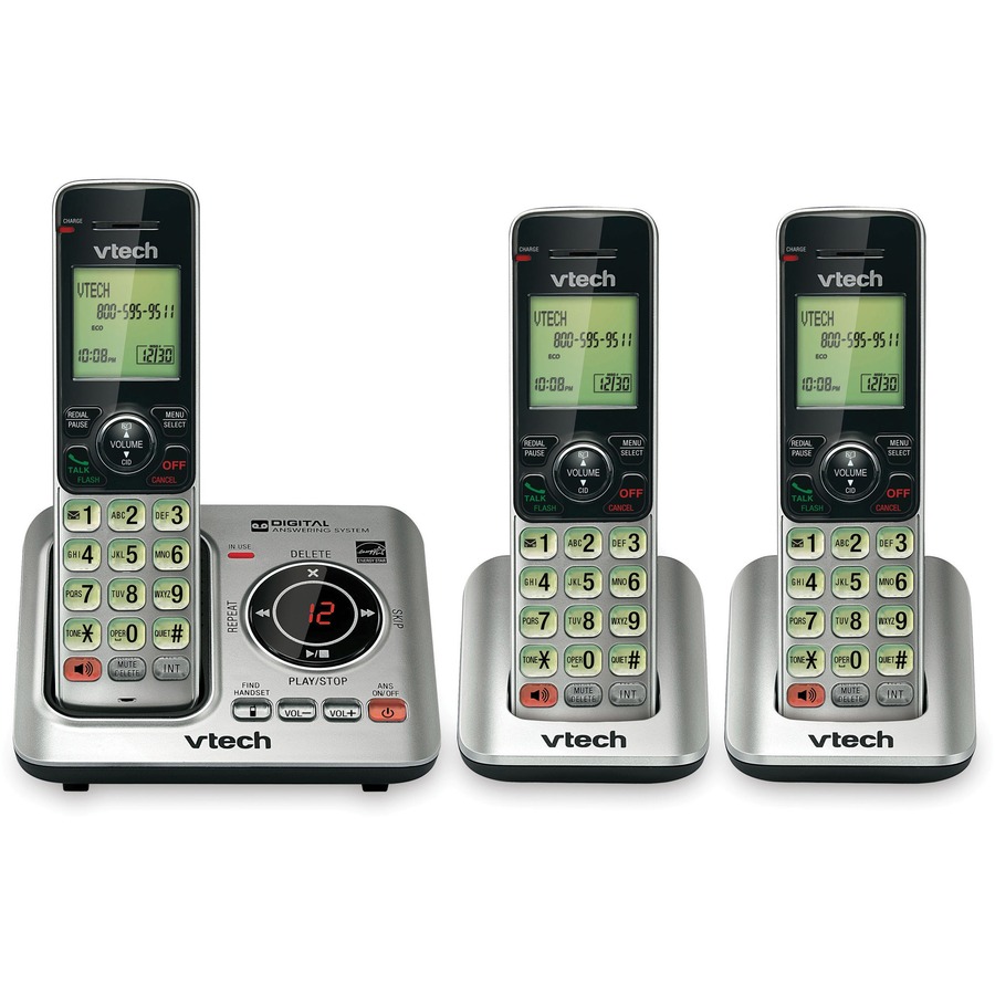 VTech CS6629-3 DECT 6.0 Cordless Phone - Zerbee