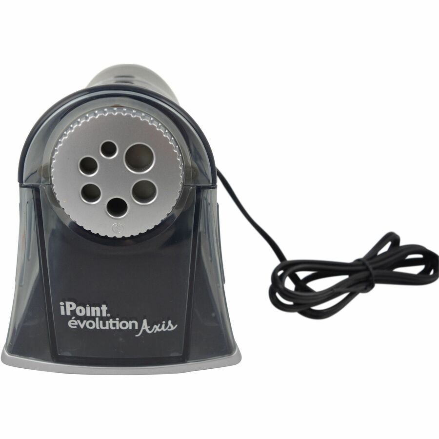 Westcott iPoint Evolution Axis Pencil Sharpener - Desktop - Helical - 5  Height x 7.8 Width x 5.4 Depth - Silver - 1 Each - Brooker Business  Products