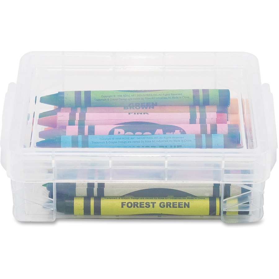 Advantus Clear Large Pencil Box External Dimensions: 5.5 Width x
