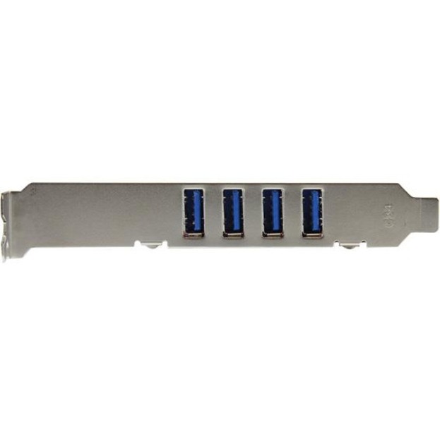 StarTech 4 Port PCI SuperSpeed USB 3.0 Adapter Card with SATA/SP4 Power, 5Gbps, TAA