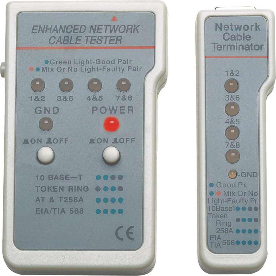 Intellinet Network Solutions RJ11/RJ45 Multifunction Cable Tester for UTP/STP/FTP Cables