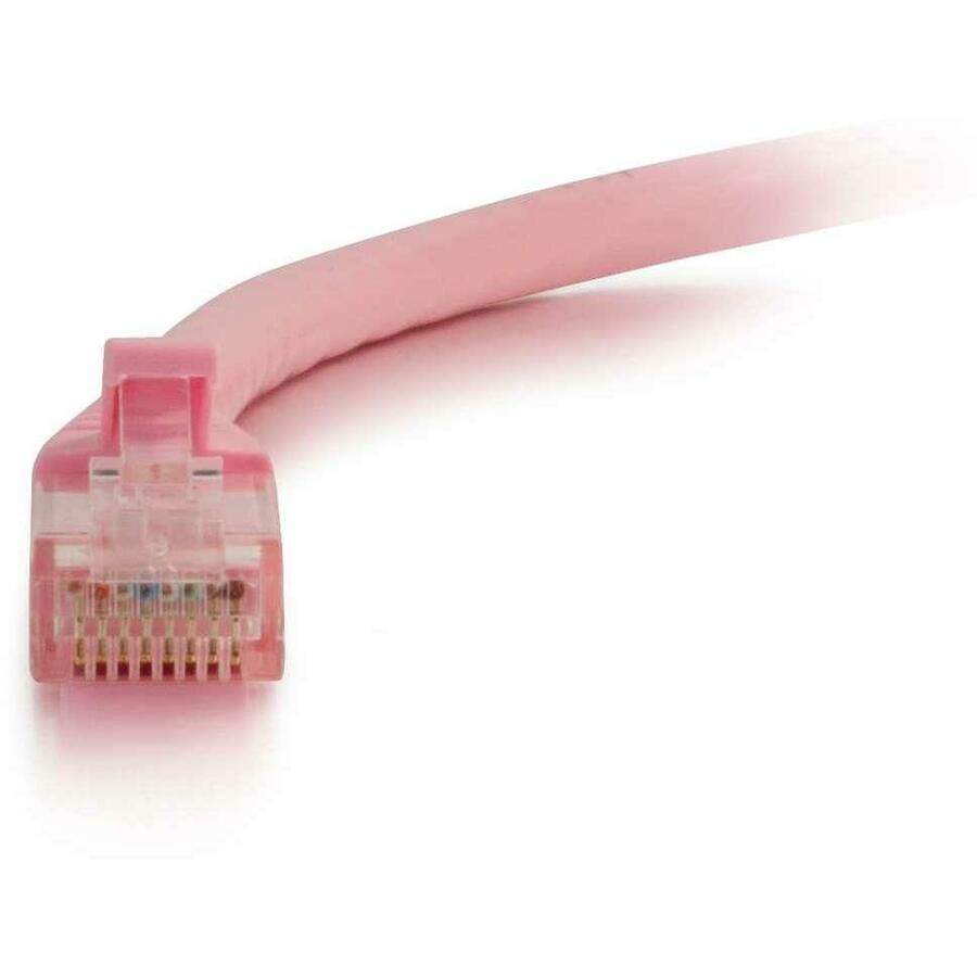 C2G-9ft Cat5e Snagless Unshielded (UTP) Network Patch Cable - Pink