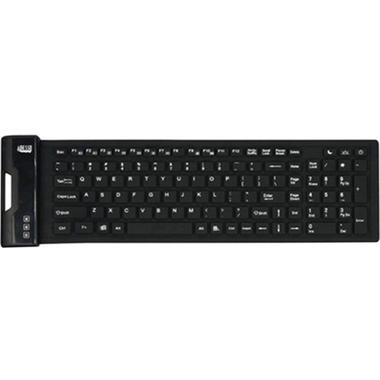 Adesso Antimicrobial Waterproof Flex Keyboard (Compact Size)