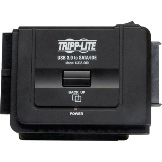 Tripp Lite by Eaton USB 3.0 SuperSpeed to Serial ATA (SATA) and IDE Adapter for 2.5 in. or 3.5 in. Hard Drives