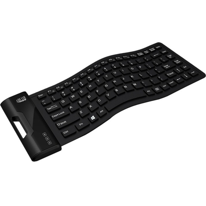 Adesso Antimicrobial Waterproof Flex Keyboard (Mini Size)