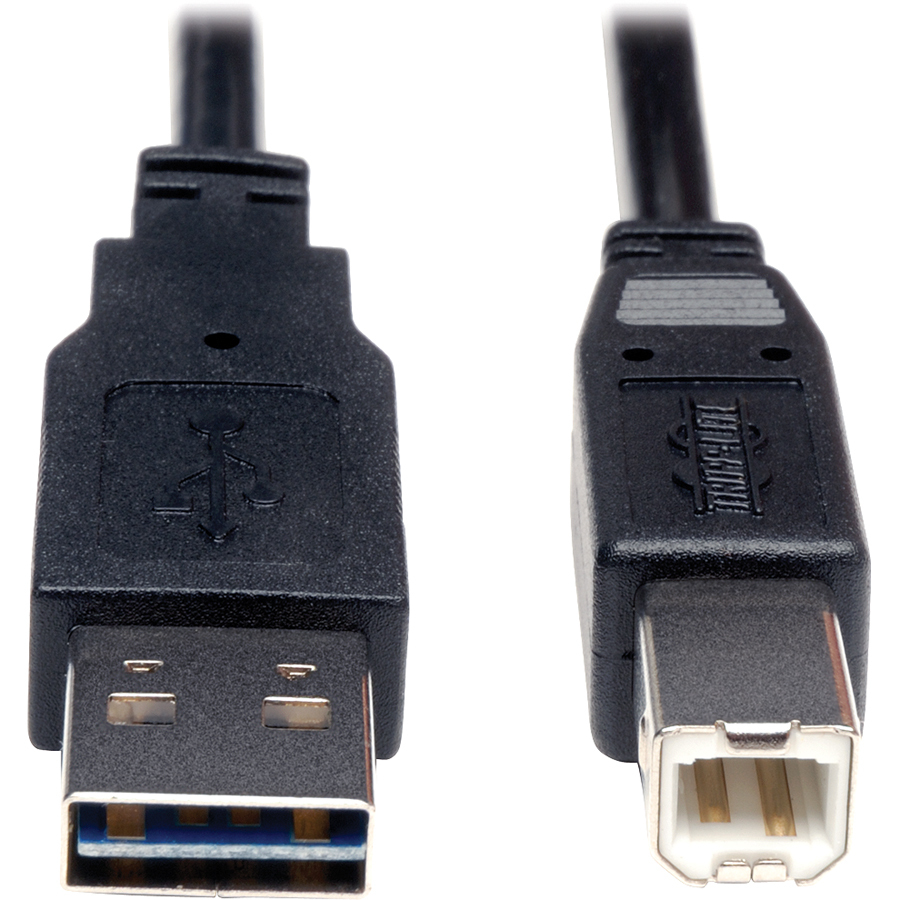 Tripp Lite by Eaton Universal Reversible USB 2.0 Cable (Reversible A to B M/M) 3 ft. (0.91 m)