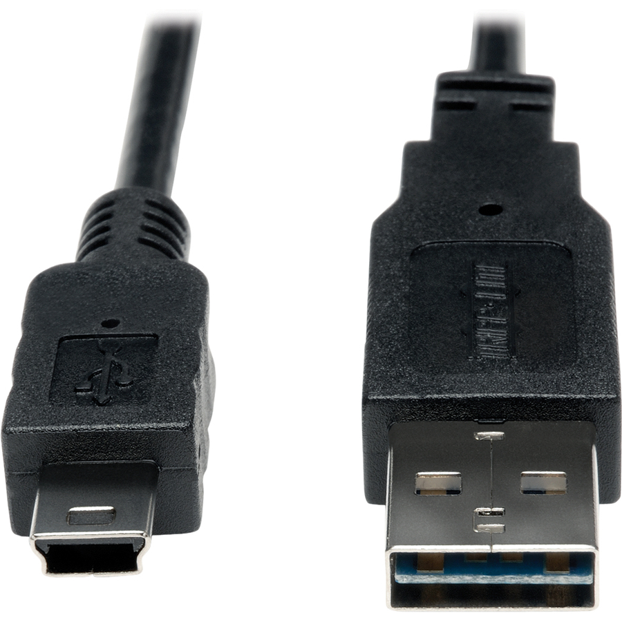Tripp Lite by Eaton Universal Reversible USB 2.0 Converter Adapter Cable (Reversible A to 5Pin Mini B M/M) 3 ft. (0.91 m)