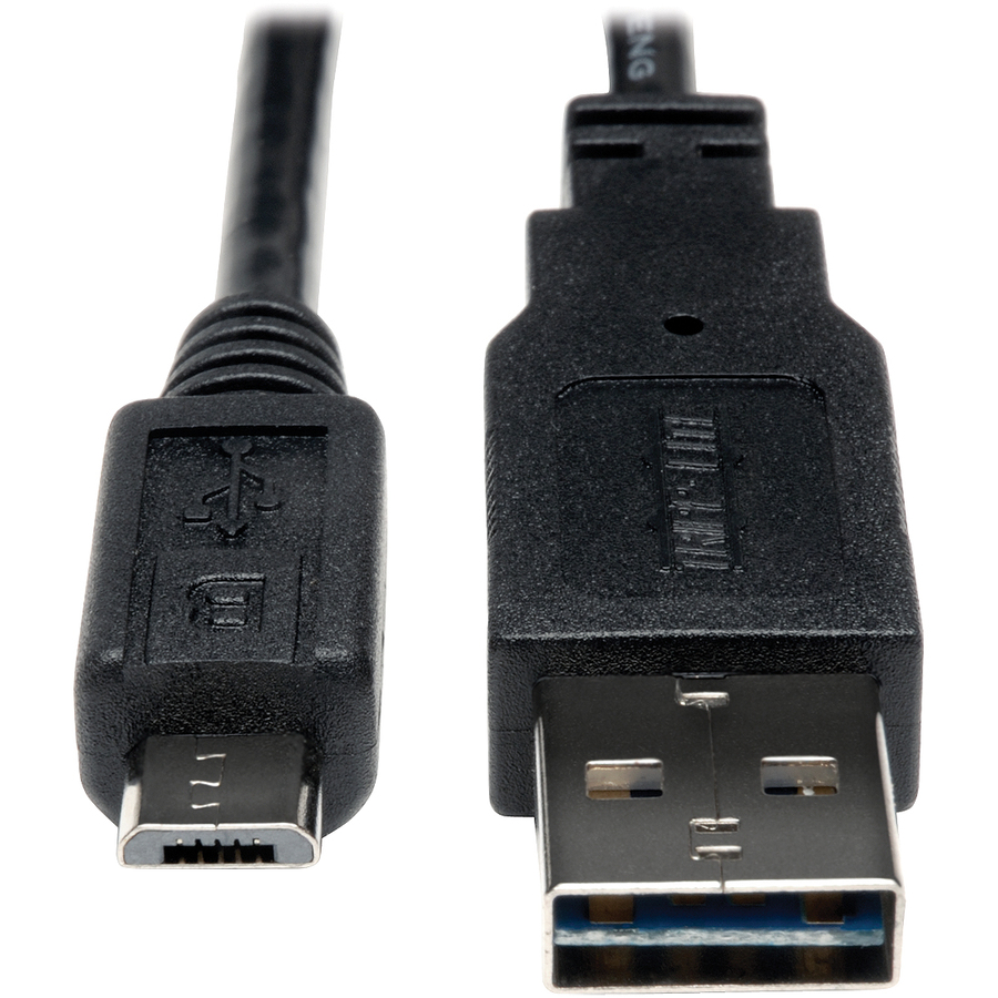 Tripp Lite by Eaton Universal Reversible USB 2.0 Cable (Reversible A to 5Pin Micro B M/M) 3 ft. (0.91 m)