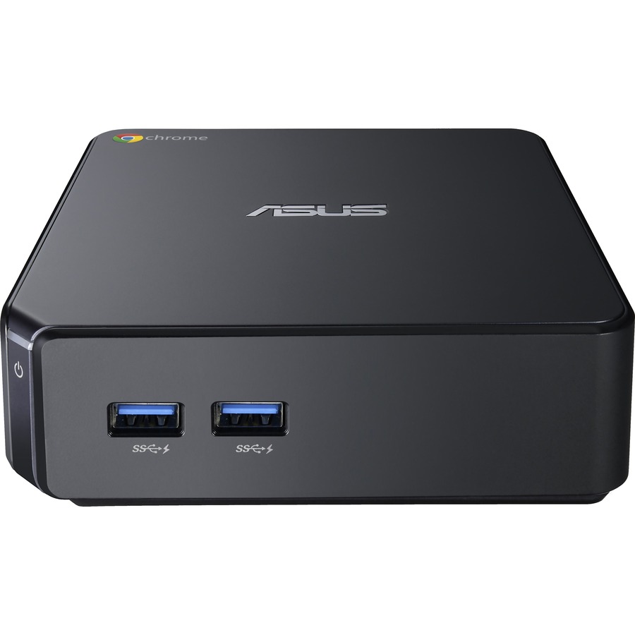 Asus Chromebox M004U Desktop Computer - Intel Celeron 2955U Dual-core (2 Core) 1.40 GHz - 2 GB RAM DDR3 SDRAM - 16 GB M.2 SSD - Mini PC - Dark Mineral Blue