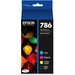 Epson 786 C/M/Y/K 4-Pack Ink Cartridges | T786120-BCS
