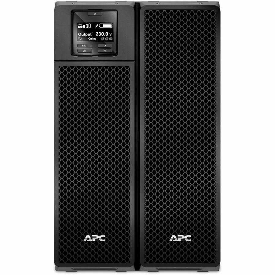 APC Smart-UPS On-Line, 10kVA/10kW, Tower, 230V/400V, 6x C13+4x C19 IEC outlets, Network Card+SmartSlot, Extended runtime, W/O rail kit