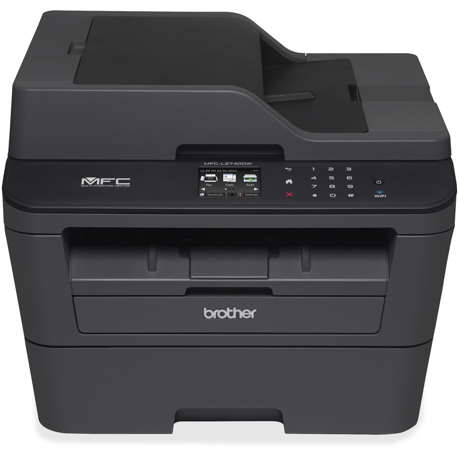 Brother MFC-L2740DW Laser Multifunction Printer - Monochrome - Duplex