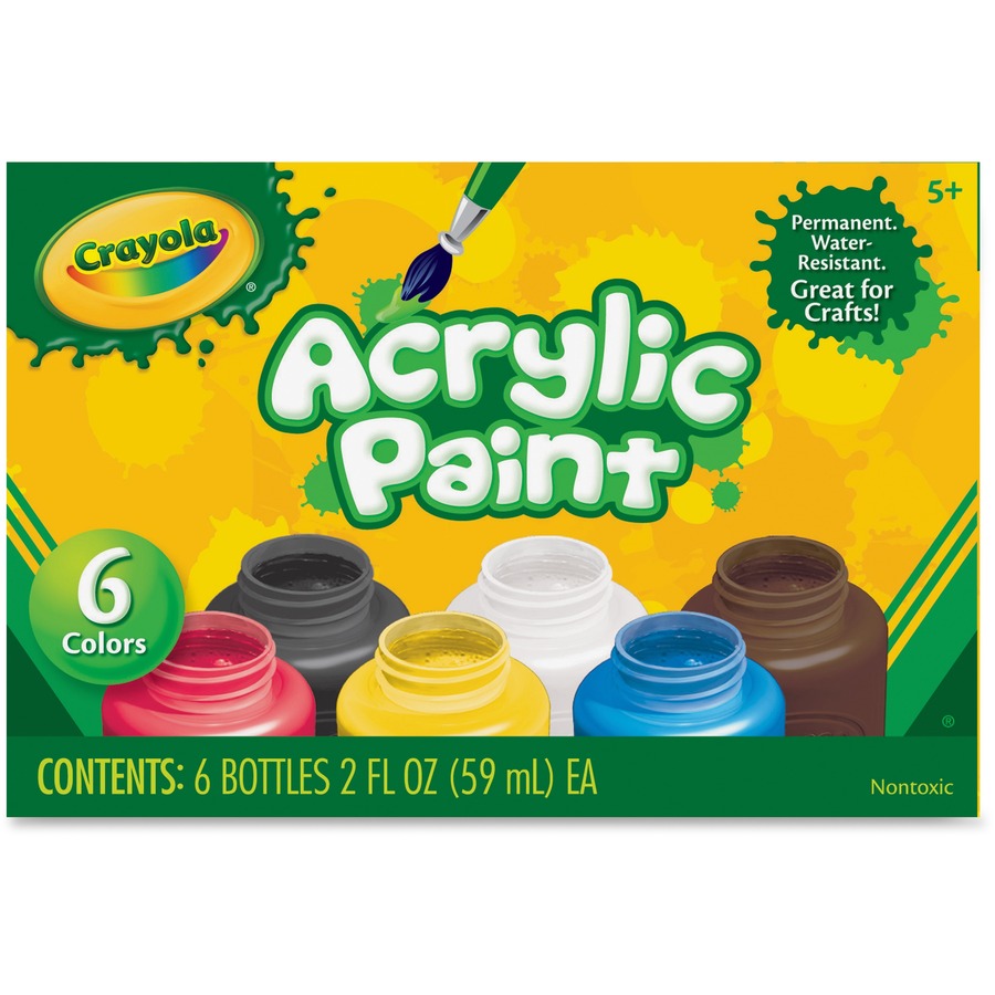 Crayola Oval Pan Cake Water Color - 6.80 oz - 1 Each - Assorted - Filo  CleanTech