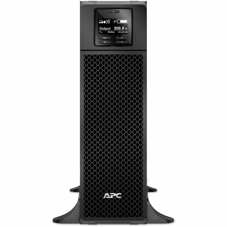 APC Smart-UPS On-Line, 5.4kVA, Tower, 208V, 2x L6-20R+2x L6-30R NEMA outlets, Network Card+SmartSlot, Extended runtime, W/O rail kit