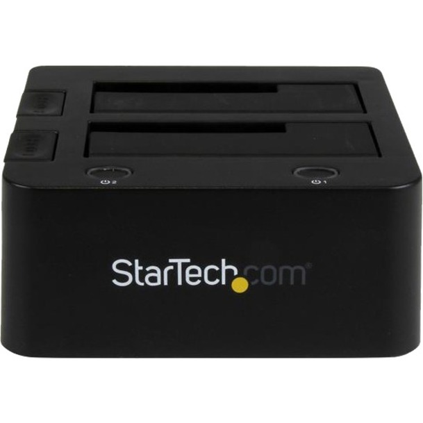 StarTech Dual-Bay USB 3.0 to SATA and IDE Hard Drive Docking Station, 2.5/3.5" SATA III and IDE (40 pin), SSD/HDD Dock, Top-Loading