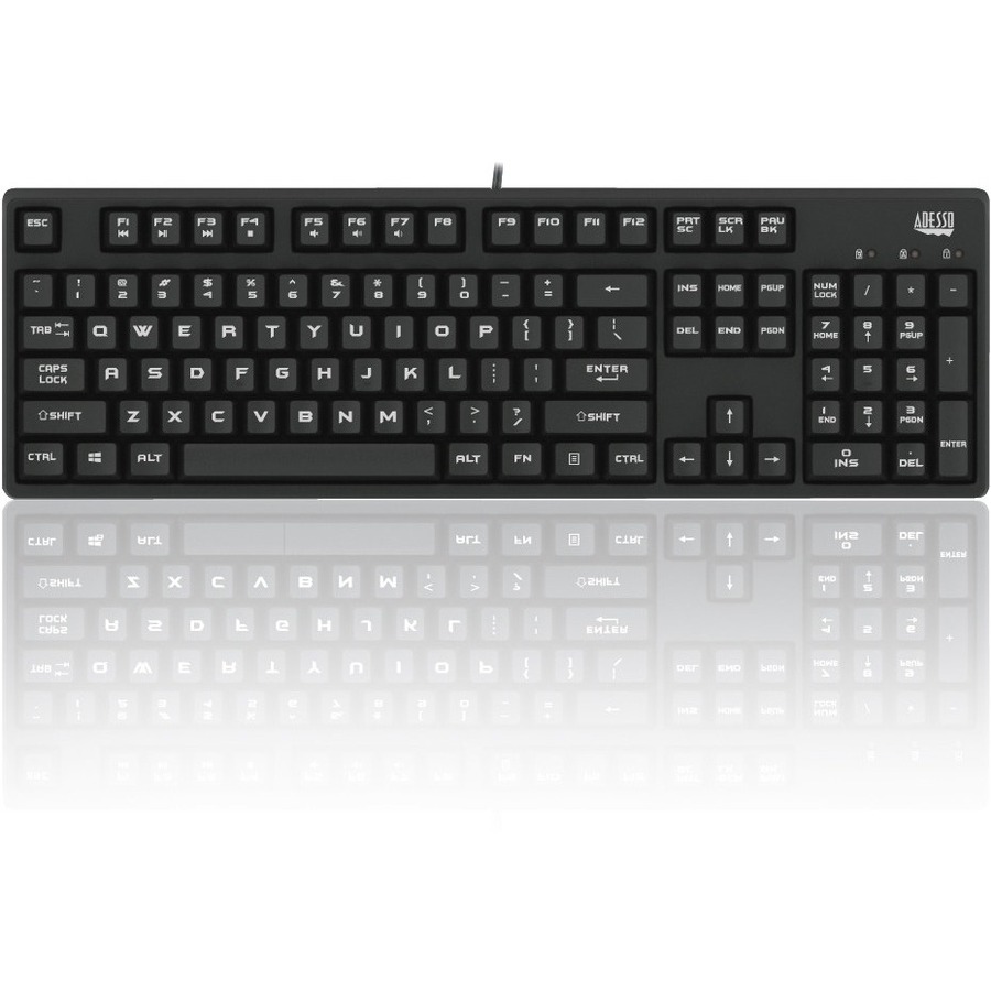 Picture of Adesso Full Size Mechanical Gaming Keyboard