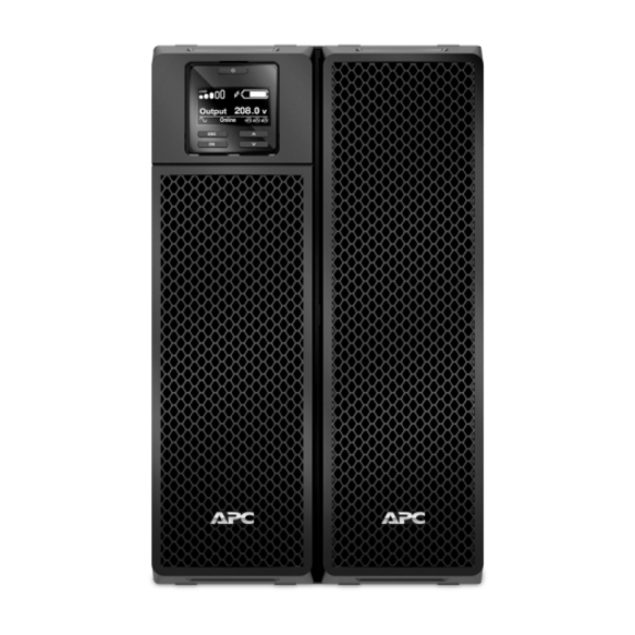 APC Smart-UPS On-Line, 10kVA/10kW, Tower, 208V, 6x C13+4x C19 IEC outlets, Network Card+SmartSlot, Extended runtime, W/O rail kit