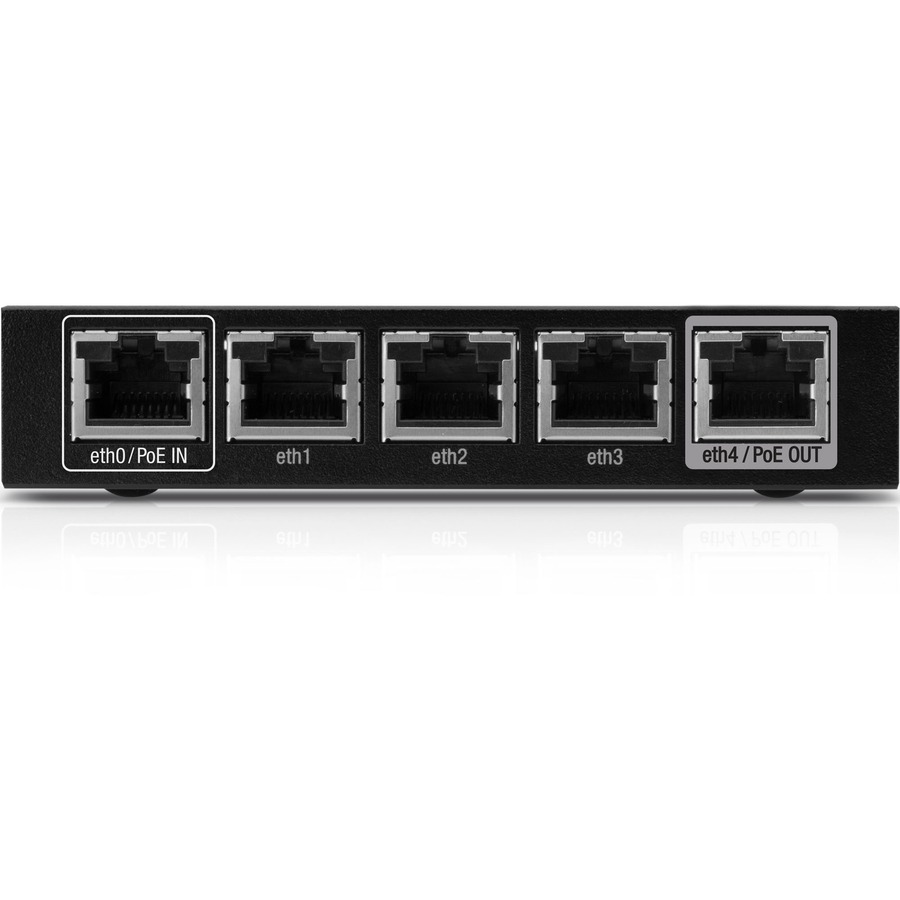 Ubiquiti Advanced Gigabit Ethernet Router - 5 Ports - PoE Ports - Gigabit Ethernet - Desktop - 1 Year