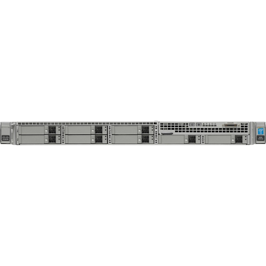 Cisco C220 M4 Rack Server - Intel Xeon E5-2630 v3 2.40 GHz - 32 GB RAM - 1.80 TB HDD - (6 x 300GB) HDD Configuration - 12Gb/s SAS, Serial ATA Controller